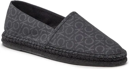 Espadrilky CALVIN KLEIN - Espadrille Cv Mono HM0HM00533 Black Mono 00V