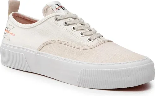 Tenisky CALVIN KLEIN JEANS - Skater Vulcanized 1 YM0YM00311 White/Eggshell 0LC