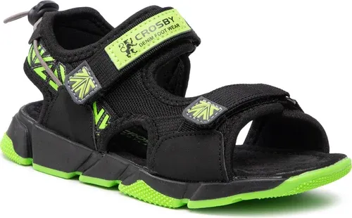Sandále Crosby - 227019/03-06 Black/Light Green