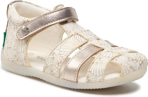 Sandále Kickers - Bigflo-2 860608-10 S Blanc/Argent Coquillag
