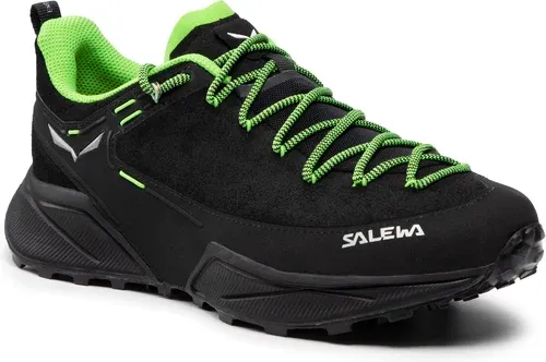 Trekingová obuv Salewa - Ms Dropline Leather 61393-0919 Black/Pale Frog