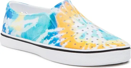 Tenisky Native - Miles Print 11104601-1947 Whell White/Shell White/Orange Tie Dye