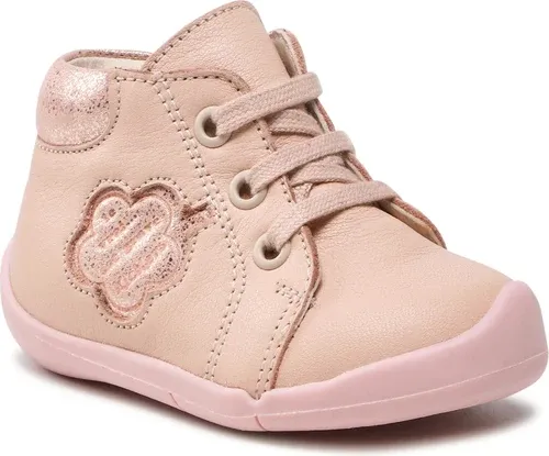 Šnurovacia obuv Kickers - Waouk 858383-10 Rose Clair Metallise 131