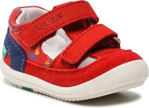 Sandále Kickers - Kid 692396-10 M Rouge Blue/Bateau