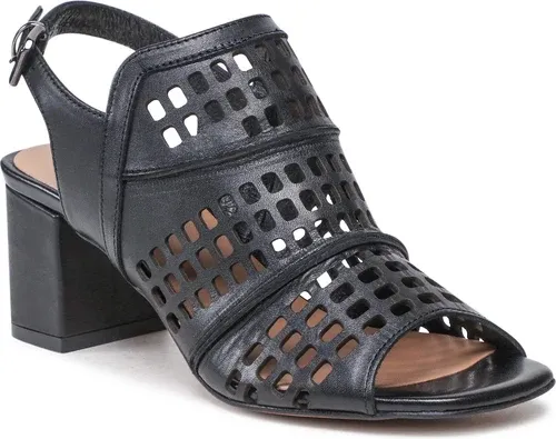 Sandále EDEO - 3844-S06/741+Laser Čierna