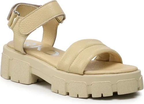 Sandále RYŁKO - 1IFX3_W1 Żółty 5RZ