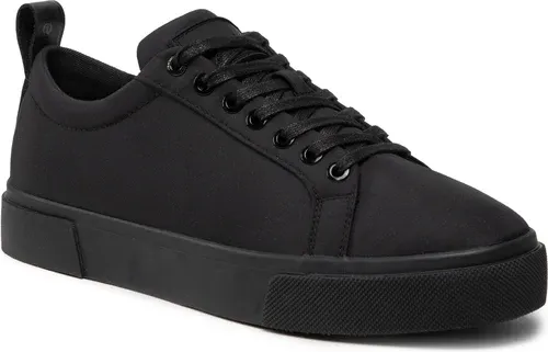 Sneakersy Calvin Klein - Low Top Lace Up Nylon HM0HM00342 Triple Black 00U