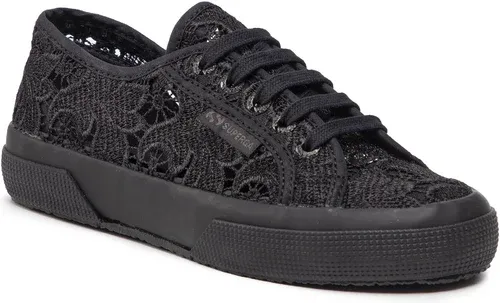 Tenisky SUPERGA - Macrame 2750 S81219W Total Black A06