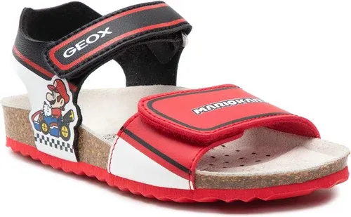 Sandále Geox - J Ghita B. B J258LB 000BC C0020 S Red/Black