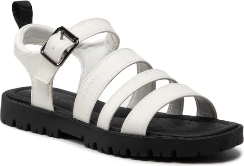 Sandále GEOX - J S.Starblush G. B J25FYB 000BC C1000 S White