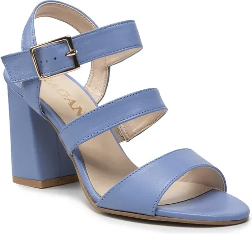 Sandále SAGAN - 4809 Błękit Morski/Lico