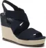 Sandále TOMMY HILFIGER - Essential Elastic High Wedge FW0FW06304 Desert Sky DW5