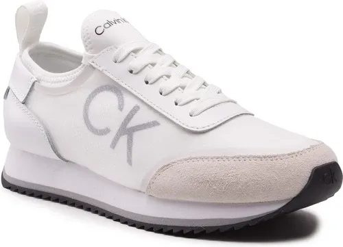 Sneakersy Calvin Klein - Low Top Lace Up Neo Mix HM0HM00473 White/Black 0LI
