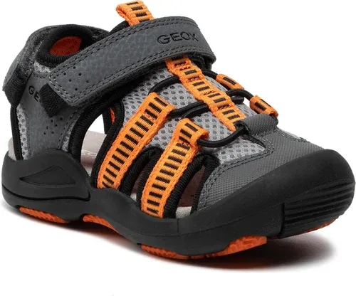 Sandále GEOX - J S.Kyle J15E1A 014CE C0036 M Grey/Orange