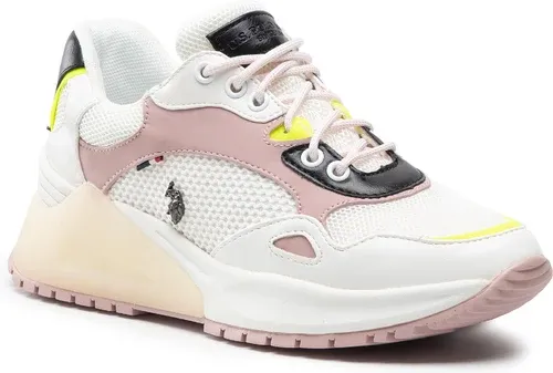 Sneakersy U.S. POLO ASSN. - Bonye004 BONYE004W/2YT1 Whi/Pin01