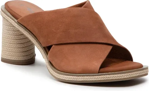 Šľapky TAMARIS - 1-27224-28 Cognac Nubuc 327