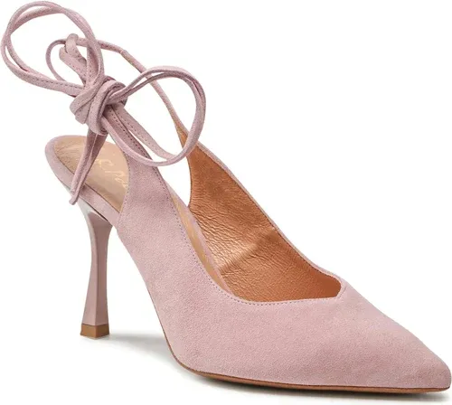 Sandále R.POLAŃSKI - 1421 Różowy Zamsz