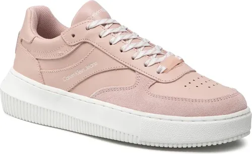 Sneakersy CALVIN KLEIN JEANS - Chunky Cupsole 1 YW0YW00510 Pale Conch Shell TFT