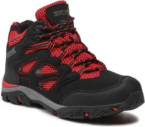 Trekingová obuv Regatta - Holcombe Iep Mid Jnr RKF573 Black/Pepper 9DR