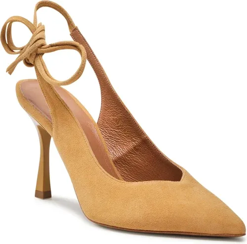 Sandále R.POLAŃSKI - 1421 Yellow Zamsz