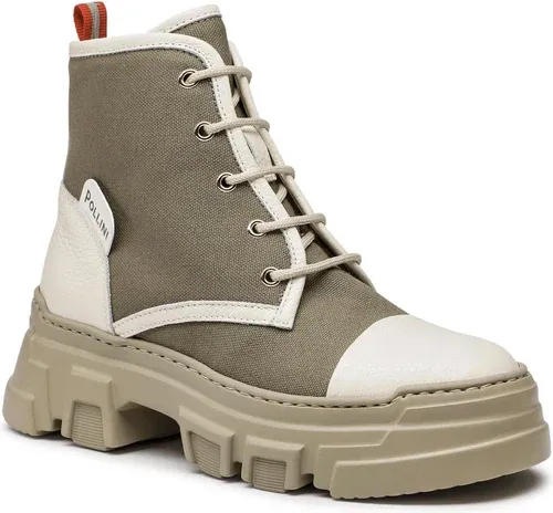 Členkové čižmy POLLINI - SA21016G1ETN185A Olo.Musc/Bot.Avori
