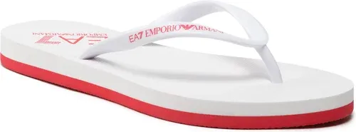 Žabky EA7 EMPORIO ARMANI - XFQ012 XK085 Q718 White/High Risk