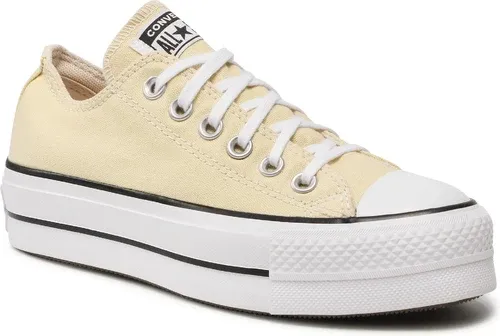 Plátenky Converse - Ctas Lift Ox A00560C Lemon Drop/Black/White