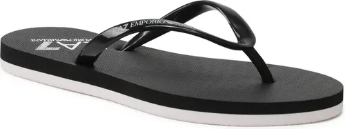 Žabky EA7 EMPORIO ARMANI - XFQ012 XK085 A120 Black/White