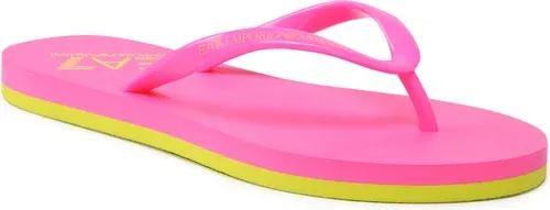 Žabky EA7 EMPORIO ARMANI - XFQ012 XK085 Q719 Kn.Pink/Sulphur Spr.