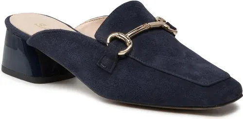 Šľapky SAGAN - 4823 Granatowy Welur