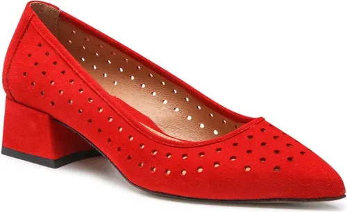 Poltopánky R.POLAŃSKI - 1478 Czerwony Zamsz