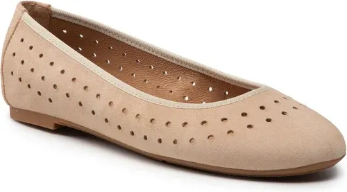 Baleríny R.POLAŃSKI - 1484 Cappuccino Zamsz