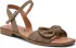 Sandále CAPRICE - 9-28100-28 Khaki Nubuc 715