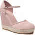 Espadrilky CALVIN KLEIN JEANS - Wedge Sandal Close Toe Co YW0YW00569 Pale Conch Shell TFT
