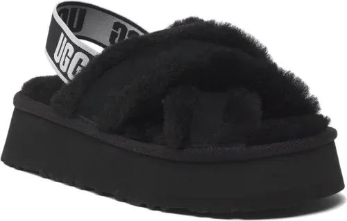 Papuče UGG - W Disco Cross Slide 1121550 Blk