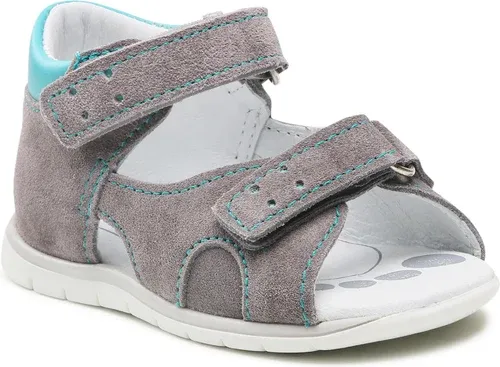 Sandále RenBut - 11-097 Popiel/Turkus