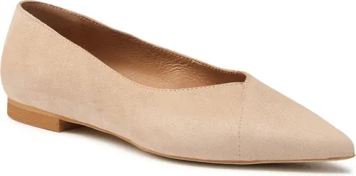 Baleríny R.POLAŃSKI - 1474 Capuccino Zamsz