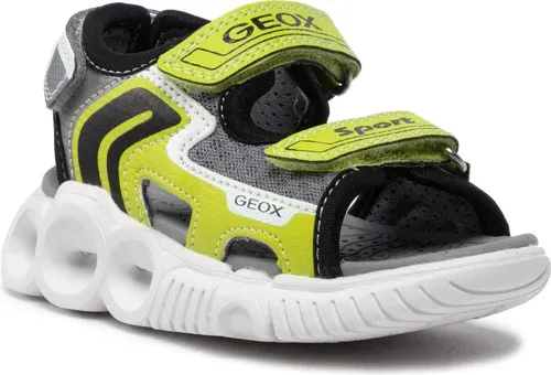 Sandále GEOX - J S. Wroom B. A J25GGA 014BU C3707 M Lime/Black