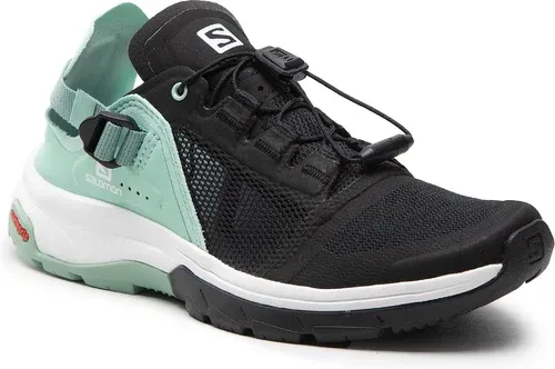 Trekingová obuv Salomon - Tech Amphib 4 W 416131 20 M0 Black/Yucca/Granite Green