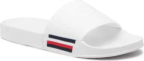 Šľapky Tommy Hilfiger - Corporate Knitted Beach Sandal FM0FM04062 White YBR