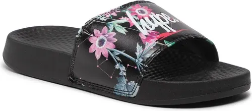 Šľapky HYPE - Script Sliders ZVLR-712 Black Mystic Flower