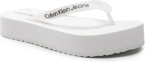 Žabky CALVIN KLEIN JEANS - Beach Sandal Flatform YW0YW00716 Bright White YAF