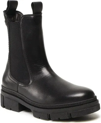 Kotníková obuv s elastickým prvkom TAMARIS - 1-25901-29 Black Leather 003