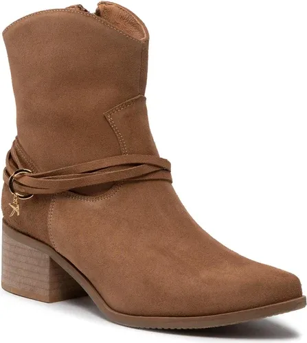 Členkové čižmy KARINO - 4320/005-P Rudy/Welur