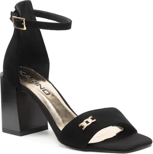 Sandále Karino - 4302/003-P Czarny/Welur