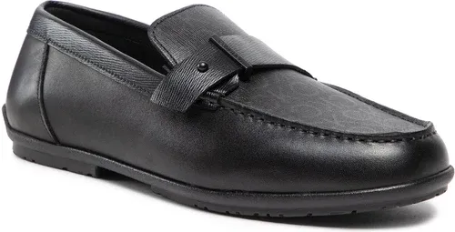 Mokasíny Calvin Klein - Driver Pin Colse Mono HM0HM00819 Black Mono 0GL