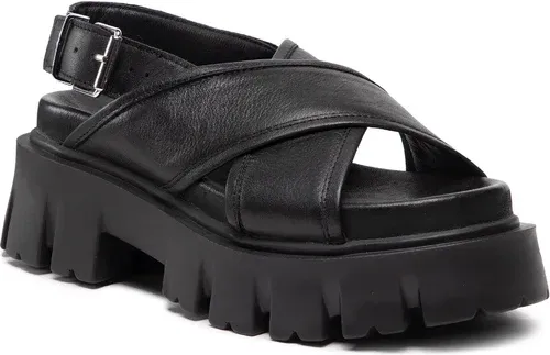 Sandále WOJAS - 76106-51 Čierna