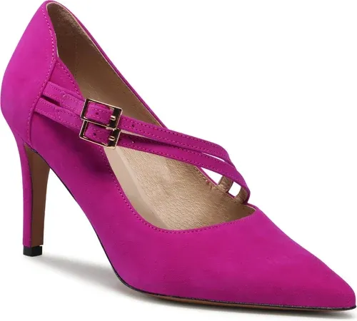 Lodičky BALDOWSKI - D04108-2835-003 Zamsz Fuksja