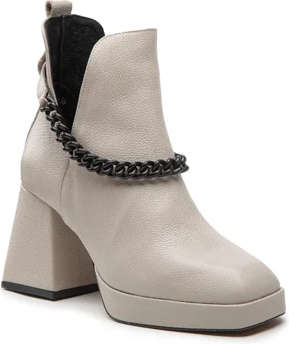 Členková obuv Karino - 4455/001-P Beż/Lico