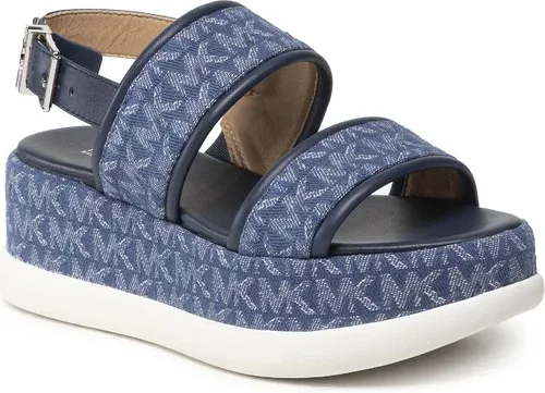 Sandále MICHAEL MICHAEL KORS - Presley Platform Sandal 40S2PRFA1Y Denim